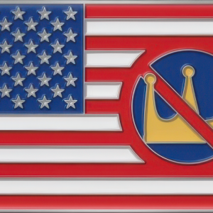 NO KINGS Enamel Pin — For Proud Progressives